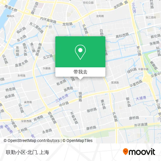 联勤小区-北门地图