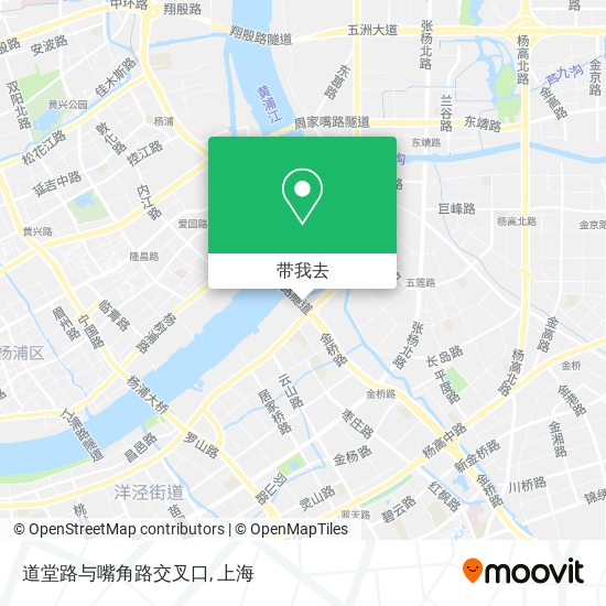 道堂路与嘴角路交叉口地图