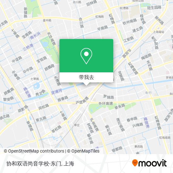 协和双语尚音学校-东门地图