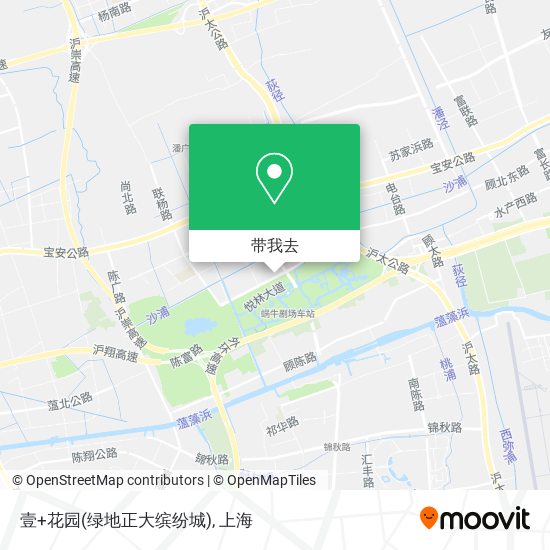 壹+花园(绿地正大缤纷城)地图