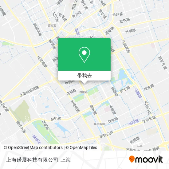 上海诺展科技有限公司地图