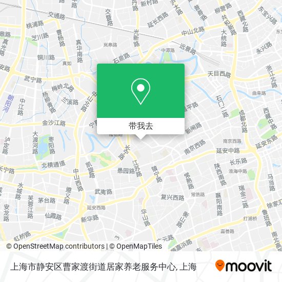 上海市静安区曹家渡街道居家养老服务中心地图