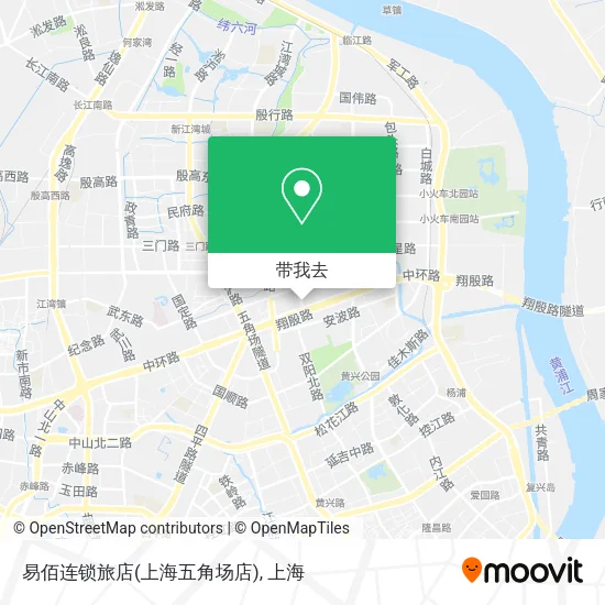 易佰连锁旅店(上海五角场店)地图