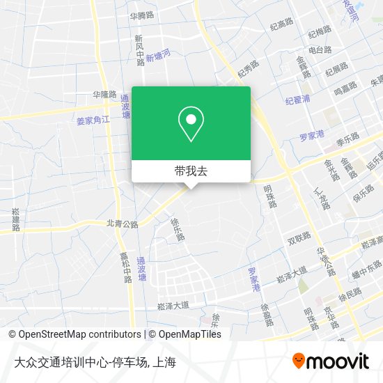 大众交通培训中心-停车场地图