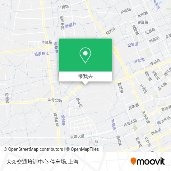 大众交通培训中心-停车场地图