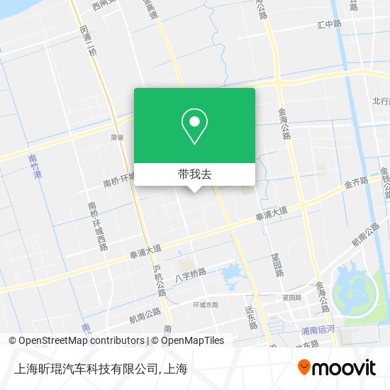 上海昕琨汽车科技有限公司地图