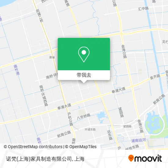 诺梵(上海)家具制造有限公司地图