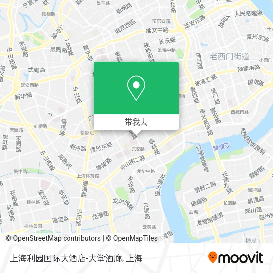 上海利园国际大酒店-大堂酒廊地图