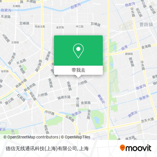 德信无线通讯科技(上海)有限公司地图