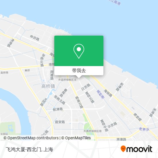 飞鸿大厦-西北门地图