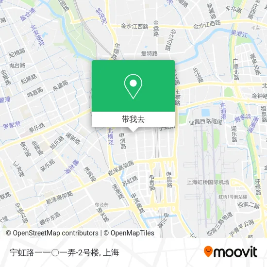 宁虹路一一〇一弄-2号楼地图