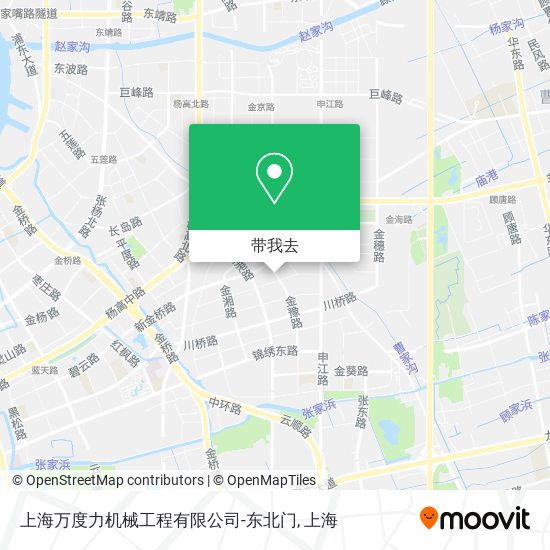 上海万度力机械工程有限公司-东北门地图