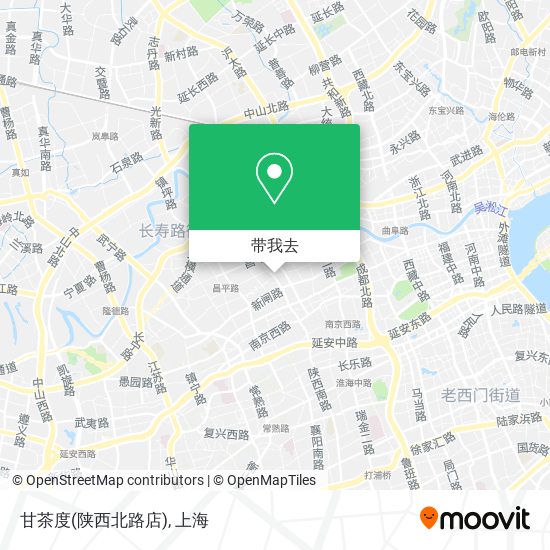 甘茶度(陕西北路店)地图