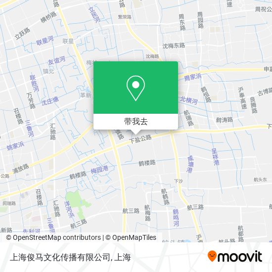 上海俊马文化传播有限公司地图