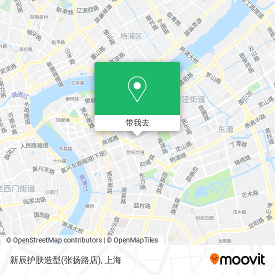 新辰护肤造型(张扬路店)地图