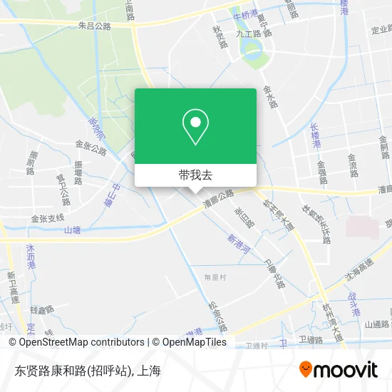 东贤路康和路(招呼站)地图