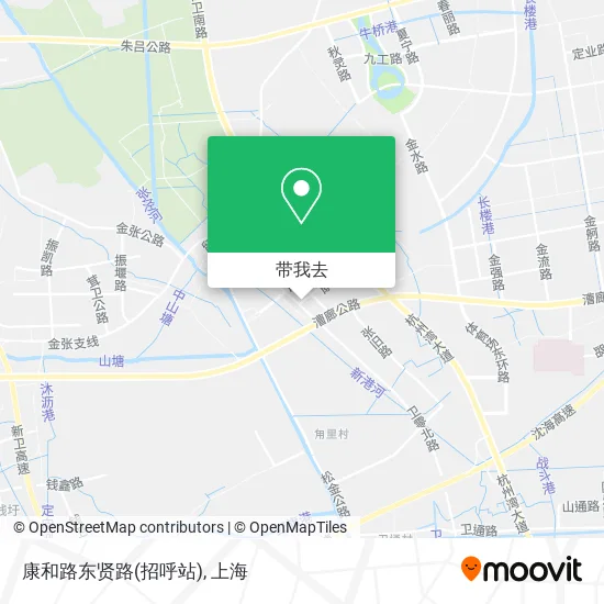 康和路东贤路(招呼站)地图