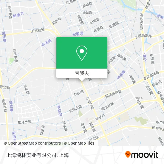 上海鸿林实业有限公司地图
