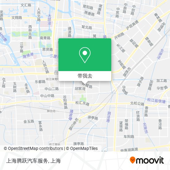 上海腾跃汽车服务地图