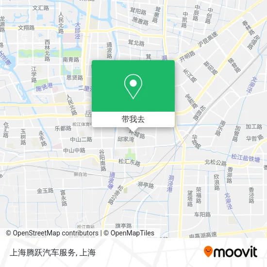上海腾跃汽车服务地图
