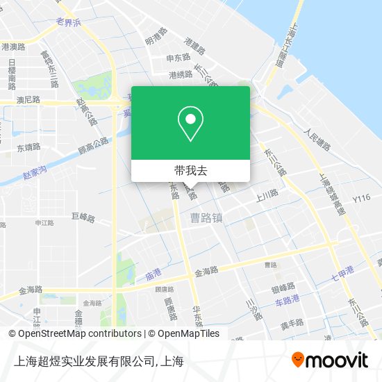 上海超煜实业发展有限公司地图