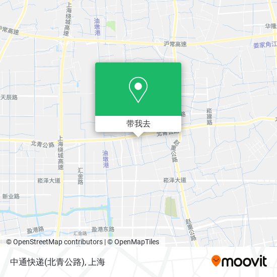 中通快递(北青公路)地图