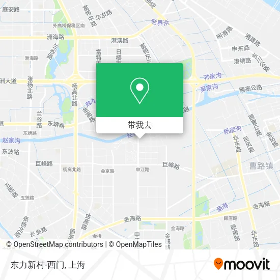 东力新村-西门地图