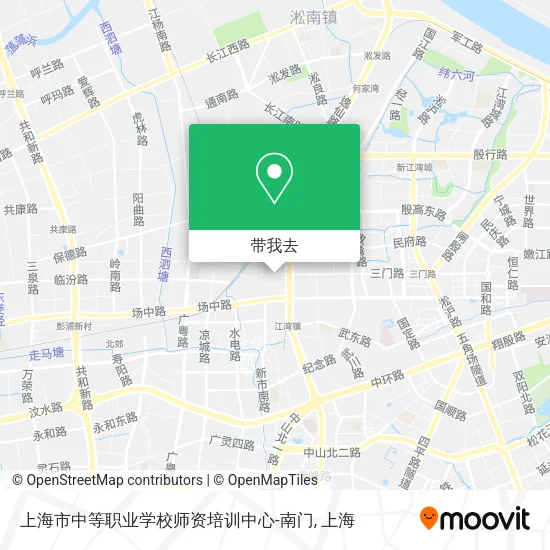 上海市中等职业学校师资培训中心-南门地图