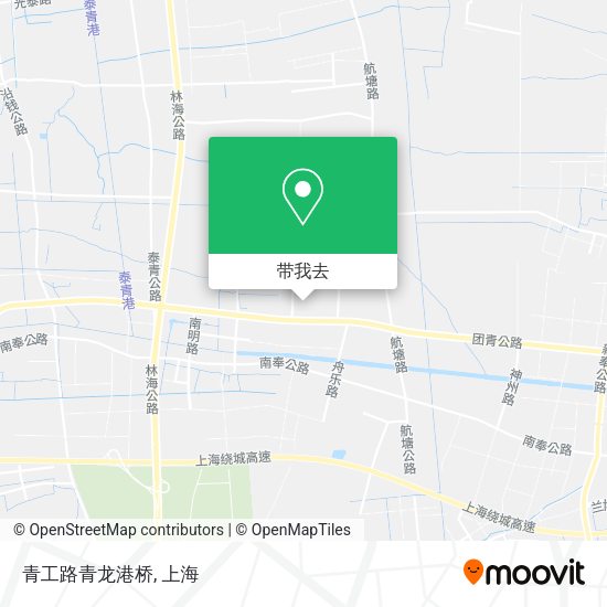 青工路青龙港桥地图