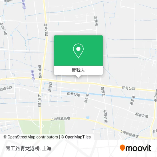 青工路青龙港桥地图