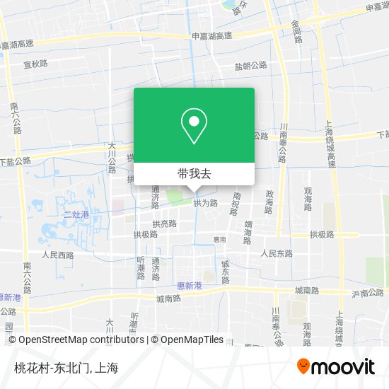 桃花村-东北门地图