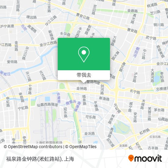 福泉路金钟路(淞虹路站)地图