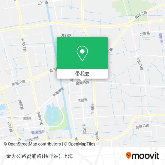 金大公路贤浦路(招呼站)地图