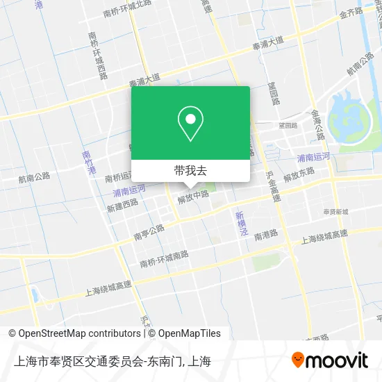 上海市奉贤区交通委员会-东南门地图