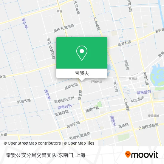 奉贤公安分局交警支队-东南门地图