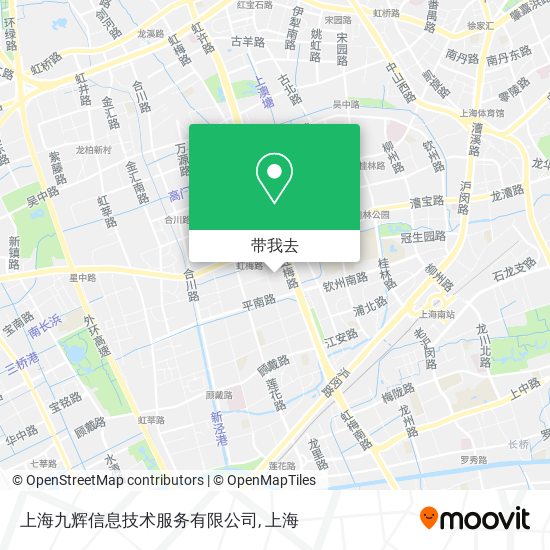 上海九辉信息技术服务有限公司地图