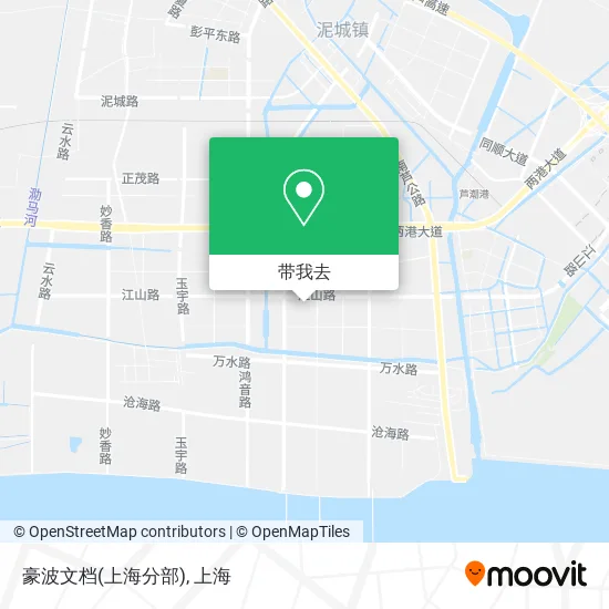 豪波文档(上海分部)地图