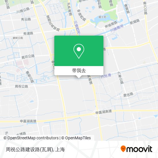 周祝公路建设路(瓦屑)地图