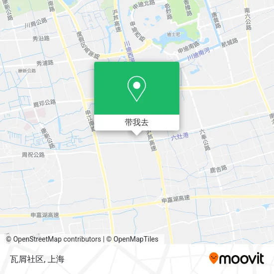 瓦屑社区地图