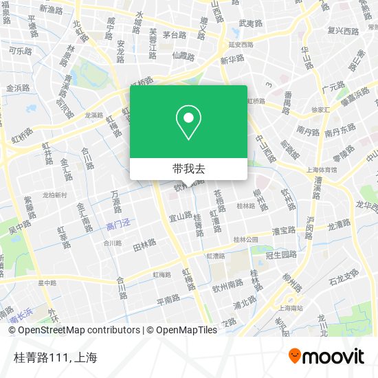 桂菁路111地图