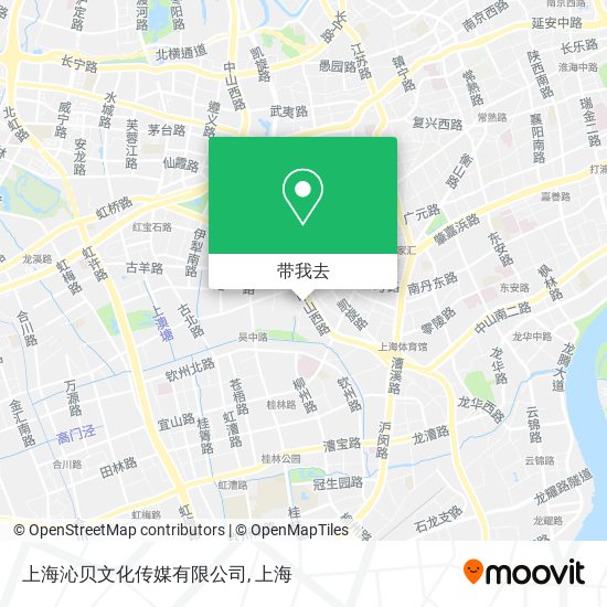 上海沁贝文化传媒有限公司地图