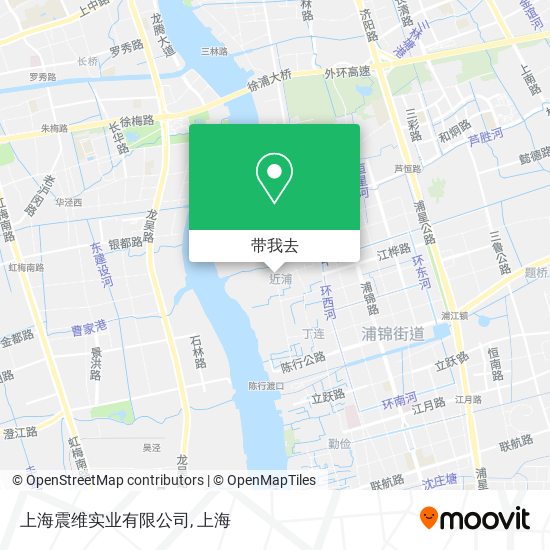 上海震维实业有限公司地图