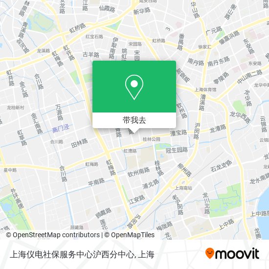 上海仪电社保服务中心沪西分中心地图