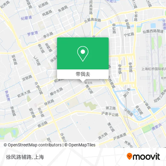 徐民路辅路地图