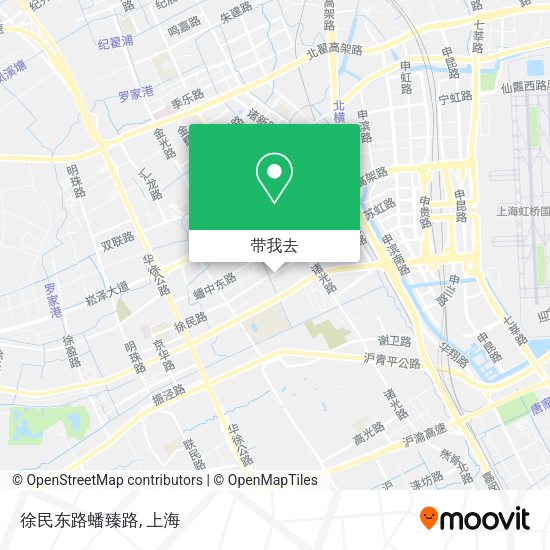 徐民东路蟠臻路地图