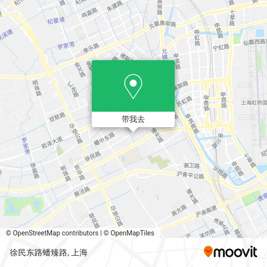 徐民东路蟠臻路地图