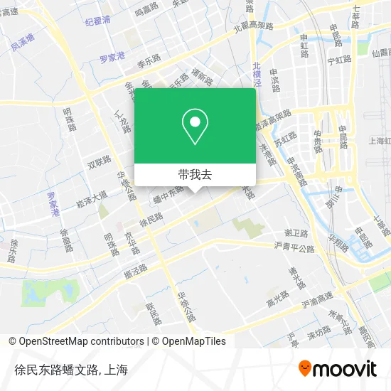 徐民东路蟠文路地图