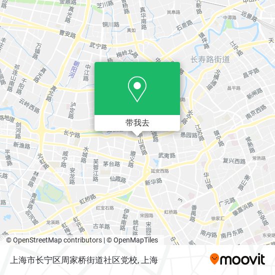 上海市长宁区周家桥街道社区党校地图