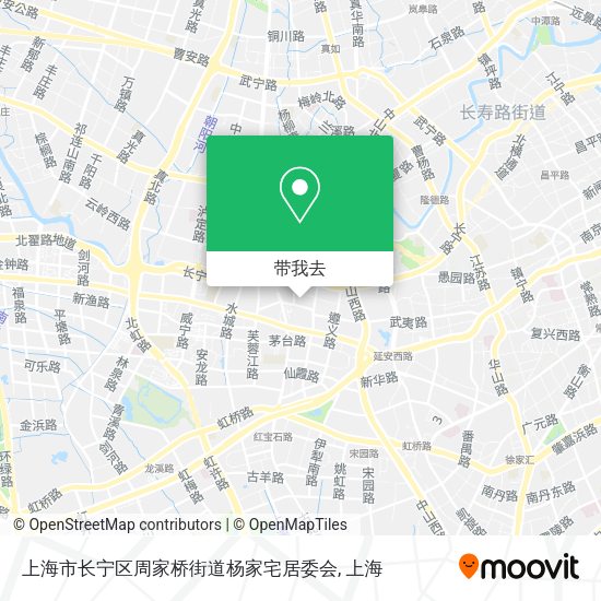 上海市长宁区周家桥街道杨家宅居委会地图