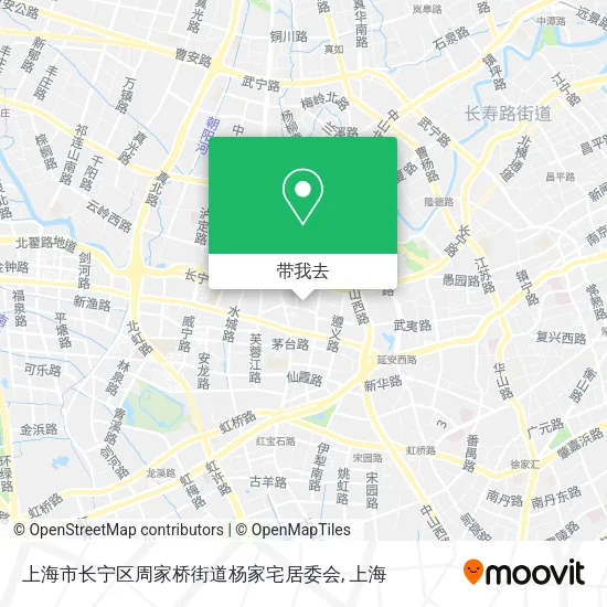 上海市长宁区周家桥街道杨家宅居委会地图